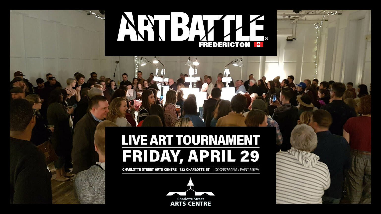 Art Battle Fredericton, Live Art Tournament, Friday, April 29