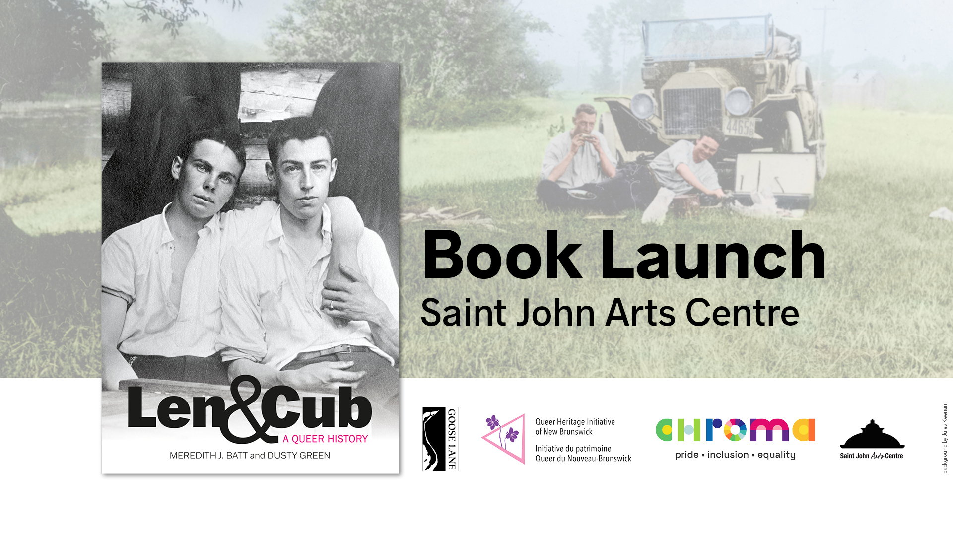 Len and Cub Book Launch at the Saint John Arts Centre