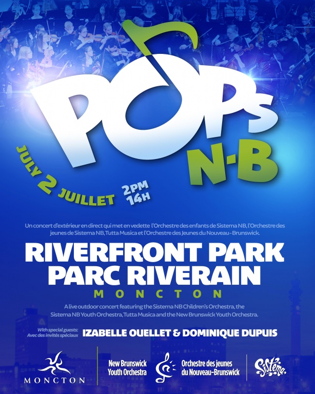 Pops NB, July 2nd, Riverfront Part in Moncton