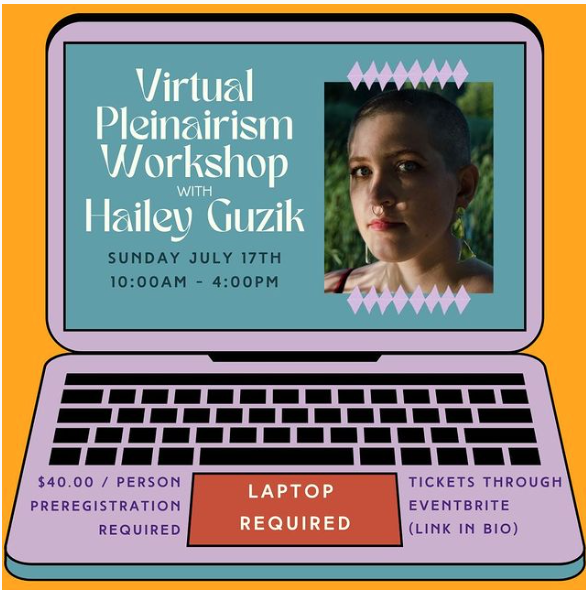 Virtual Pleinairism Workshop with Hailey Grizik