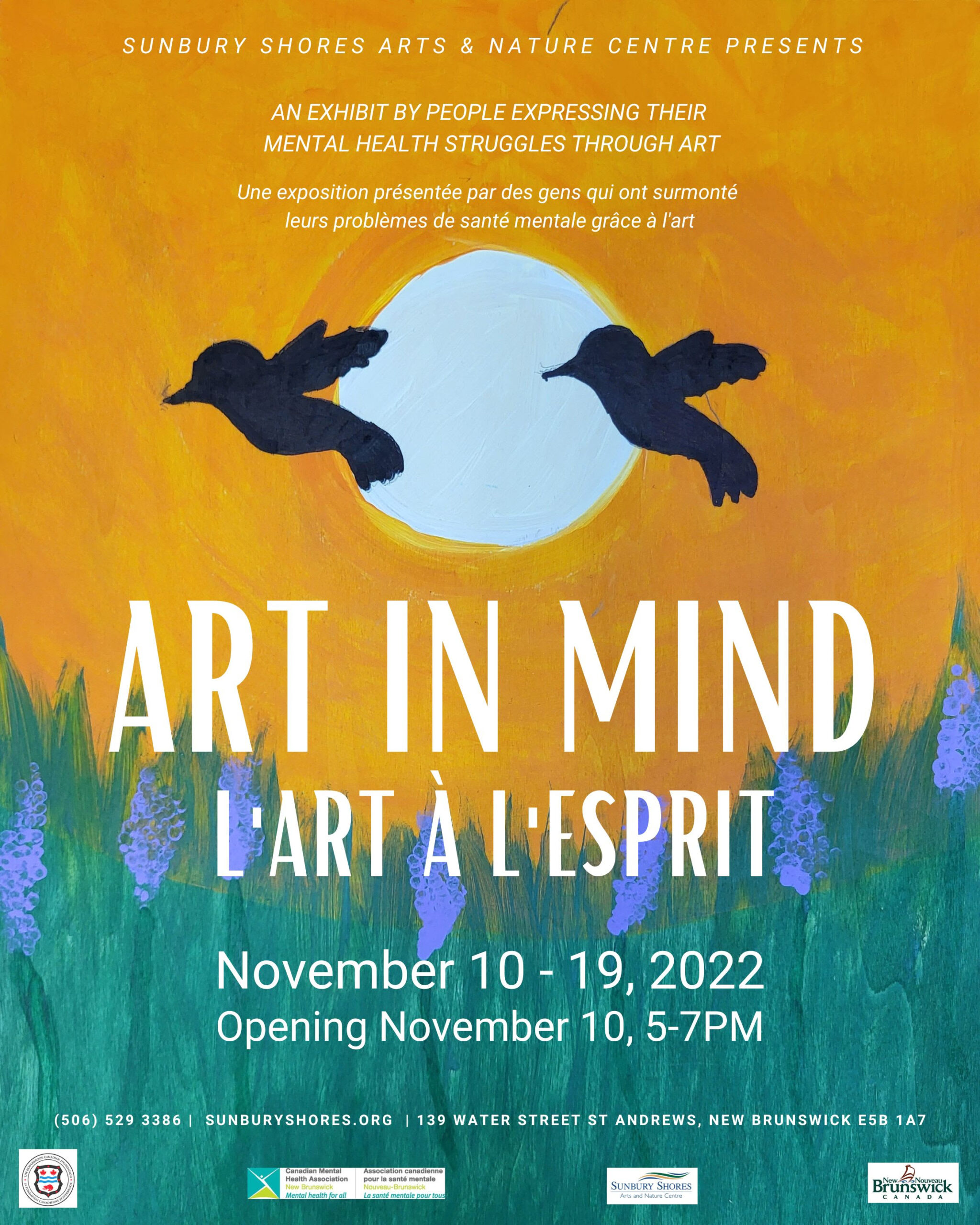 Art in Mind. LArt å l'esprit. November 10-19, 2022. Opening November 10, 5-7pm.