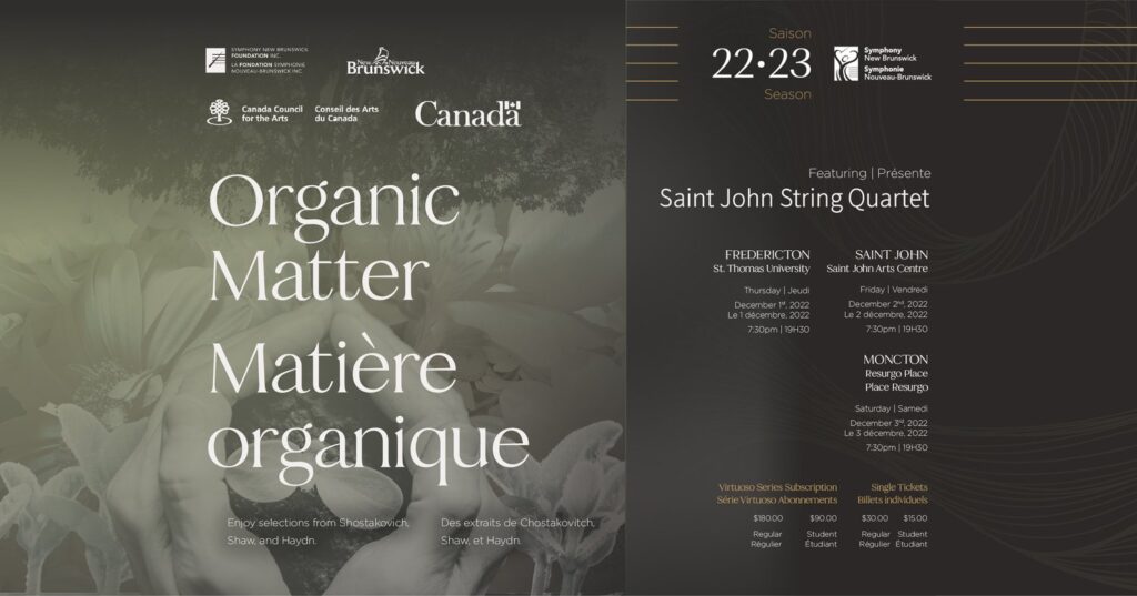 Organic Matter. Saint John String Quartet