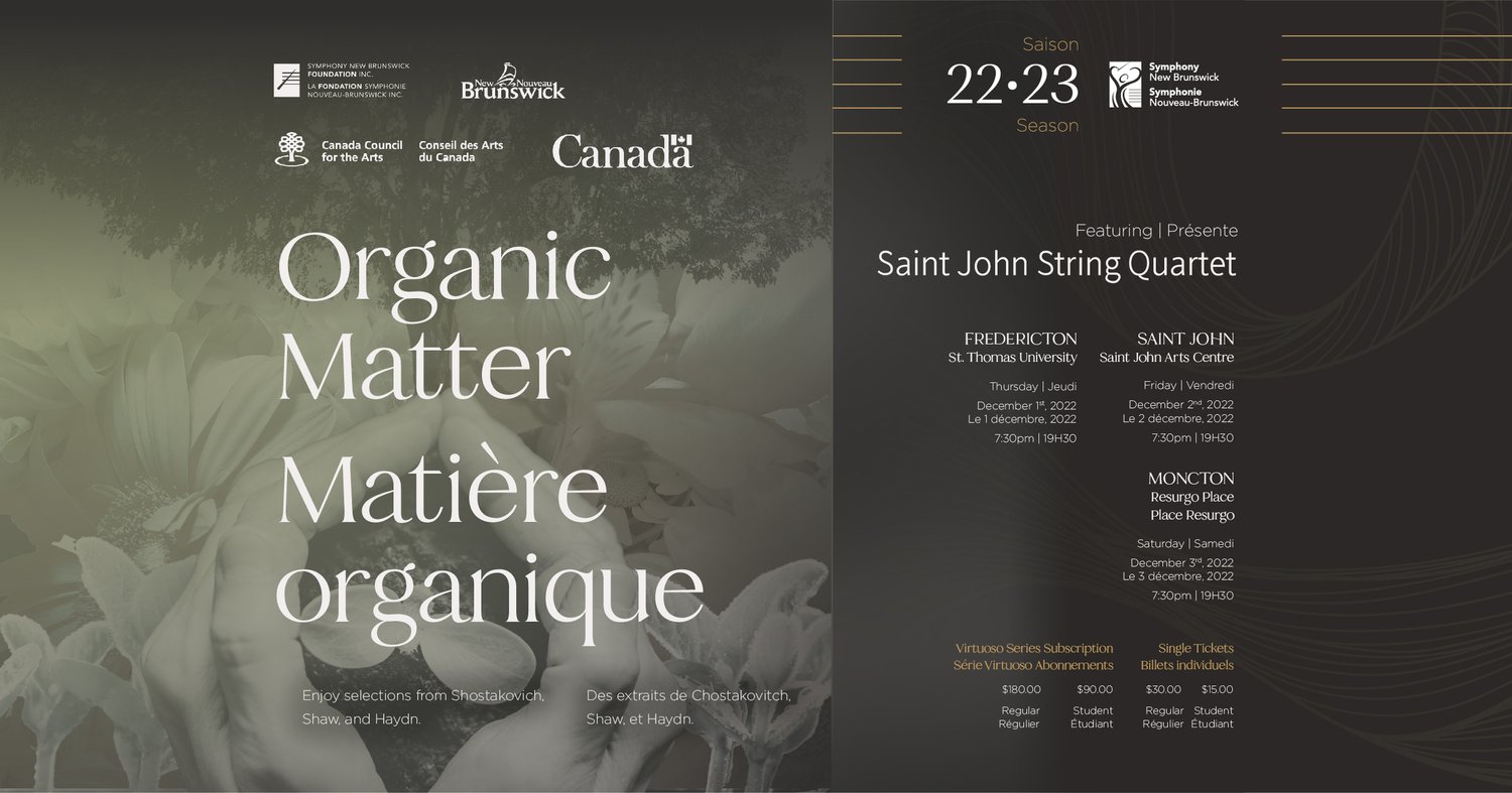 Organic Matter: Saint John String Quartet