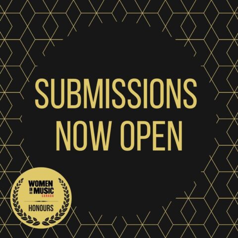 Submissions now open. Women in music Canada