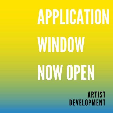 Application Window Now Open. Artist Development