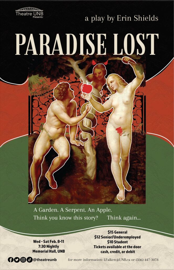 Paradise Lost. A play by Erin Shields