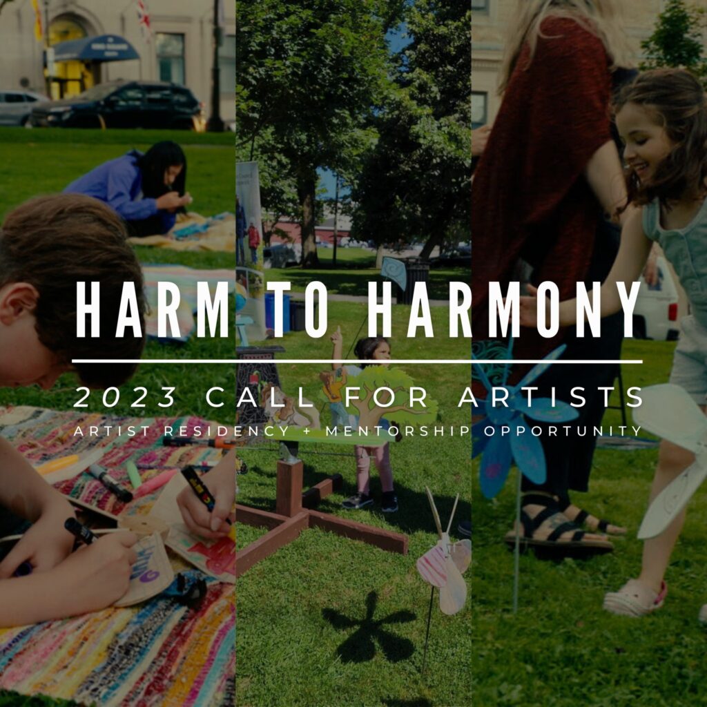 From Harm to Harmony 2023 Call to Artists