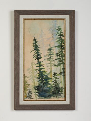 Painting of trees by George Struntz