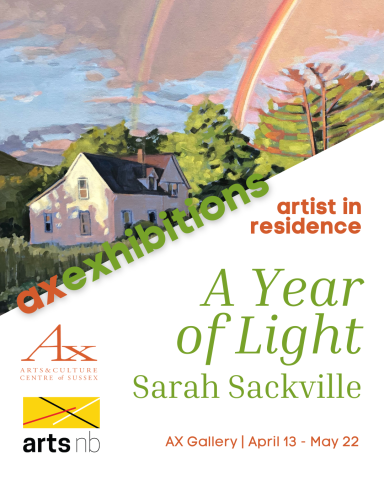 AX Exhibitions, artist in residence Sarah Sackville, A Year of Light, AX Gallery, April 13- May 22