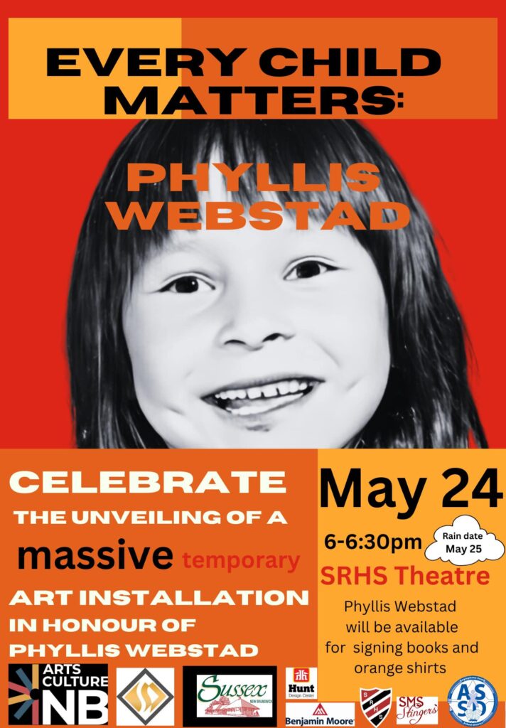 Text says: Every Child Matters: Phyllis Webstad