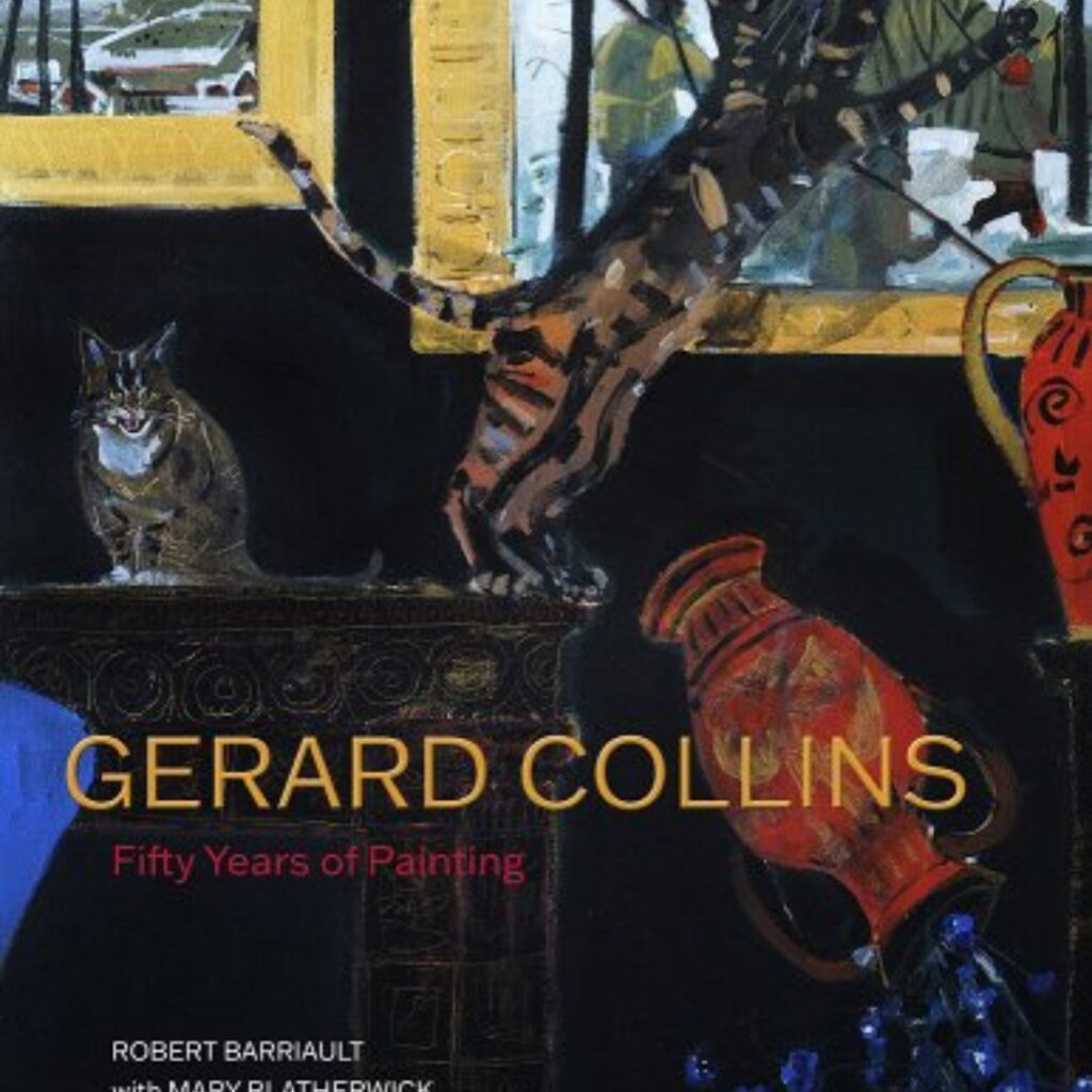 Text says: Gerard Collins Fifty Years of Painting