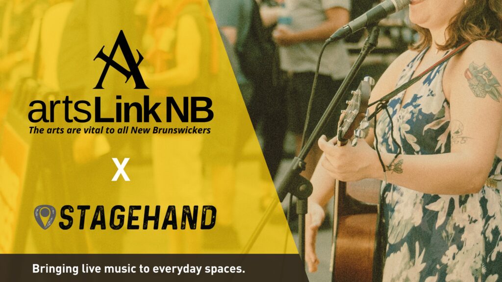 Text says: ArtsLink NB x Stagehand