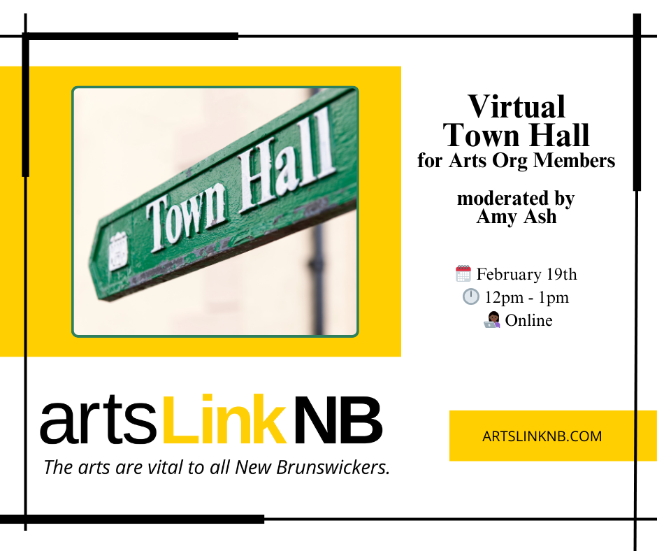 Virtual Town Hall for Arts Organization Members