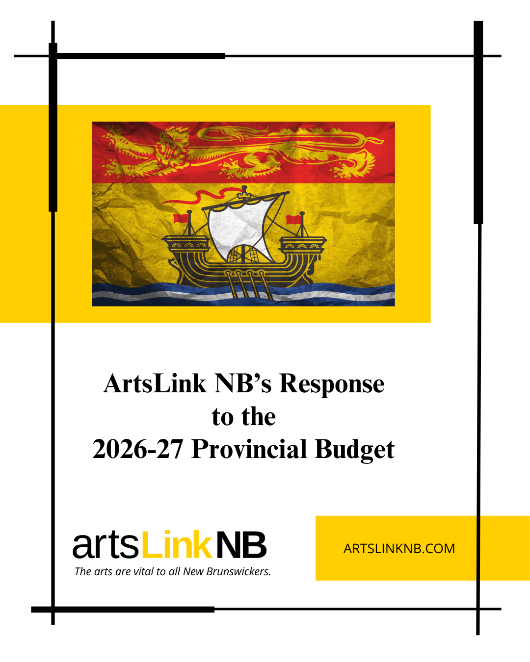 ArtsLink NB Responds to the 2026-27 Provincial Budget.